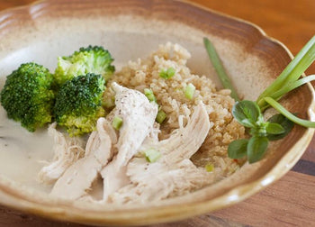 Coconut Lime Chicken with Spicy Quinoa & Brown Rice