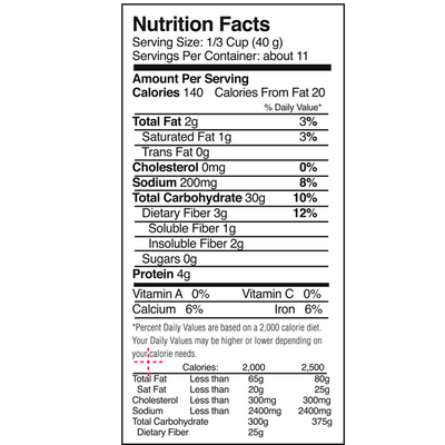 Gluten Free Pancake & Waffle Mix with Flax Seed