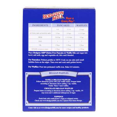 Gluten Free Pancake & Waffle Mix with Flax Seed