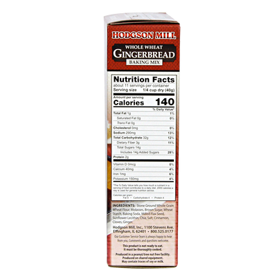 Whole Wheat Gingerbread Mix